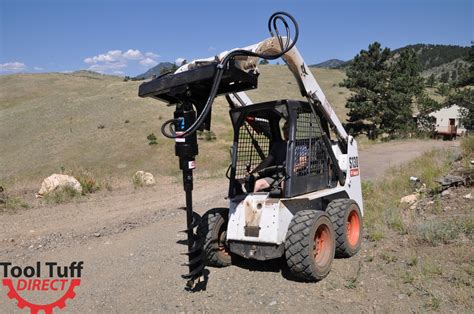 skid steer with post hole digger rental utah valley|post hole digger rental menards.